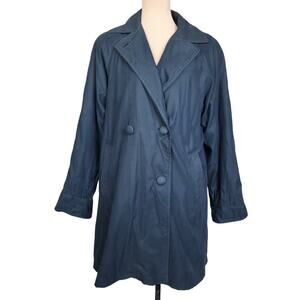 Larry Levine XS Black Pea Coat Jacket